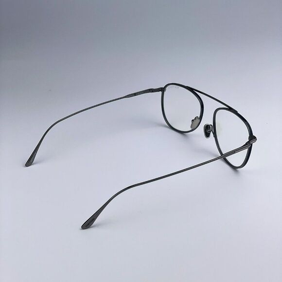 Tom Ford FT5691-B 012 Eyeglasses Dark Ruthenium Blue Block Unisex Pilot - Picture 9 of 12